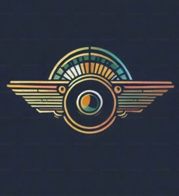 Abstraktes Retro